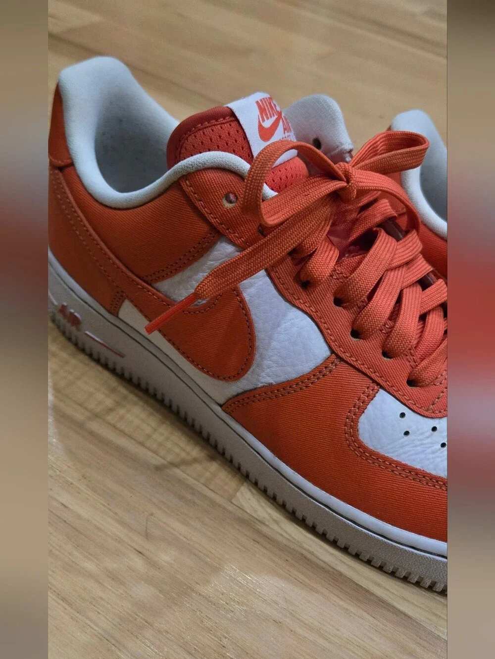 Nike Air Force 1 Low '07 Cosmic Clay/White (Orange & White) Men's 8 Women's 9.5